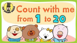 Number song 1-20 for children | Counting numbers | The Singing Walrus